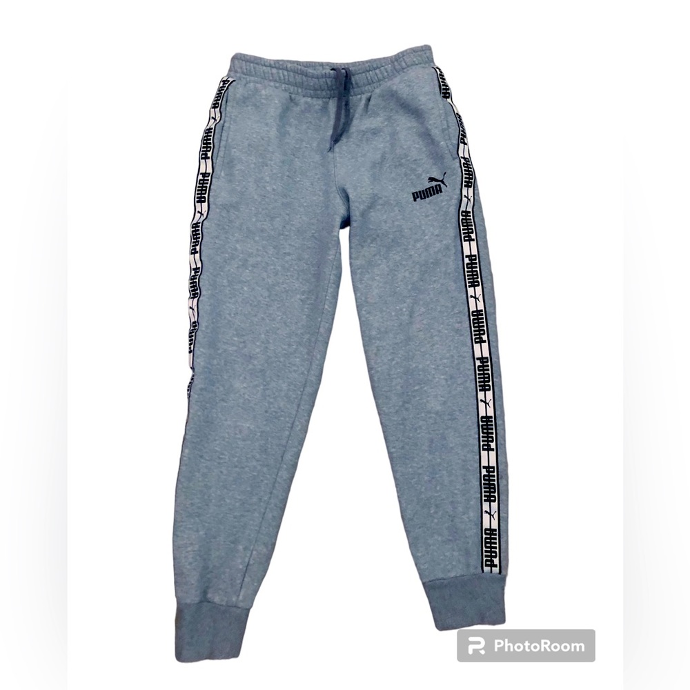 Puma Tape Mens Mid Rise Jogger Pant